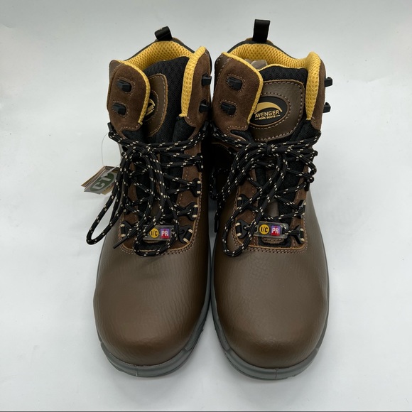 NIB Avenger Breaker Brown Lace Up Boots - Picture 3 of 9